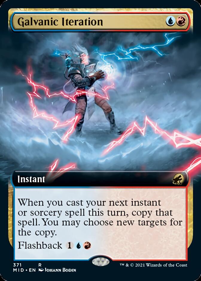 Galvanic Iteration (Extended Art) [Innistrad: Midnight Hunt] | Exor Games Bridgewater