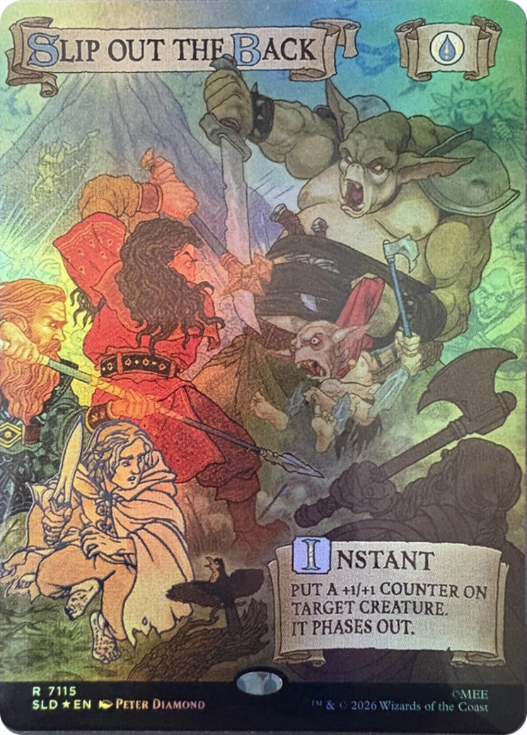 Slip Out the Back (Out Of Sight Foil) [Secret Lair Drop Series] | Exor Games Bridgewater