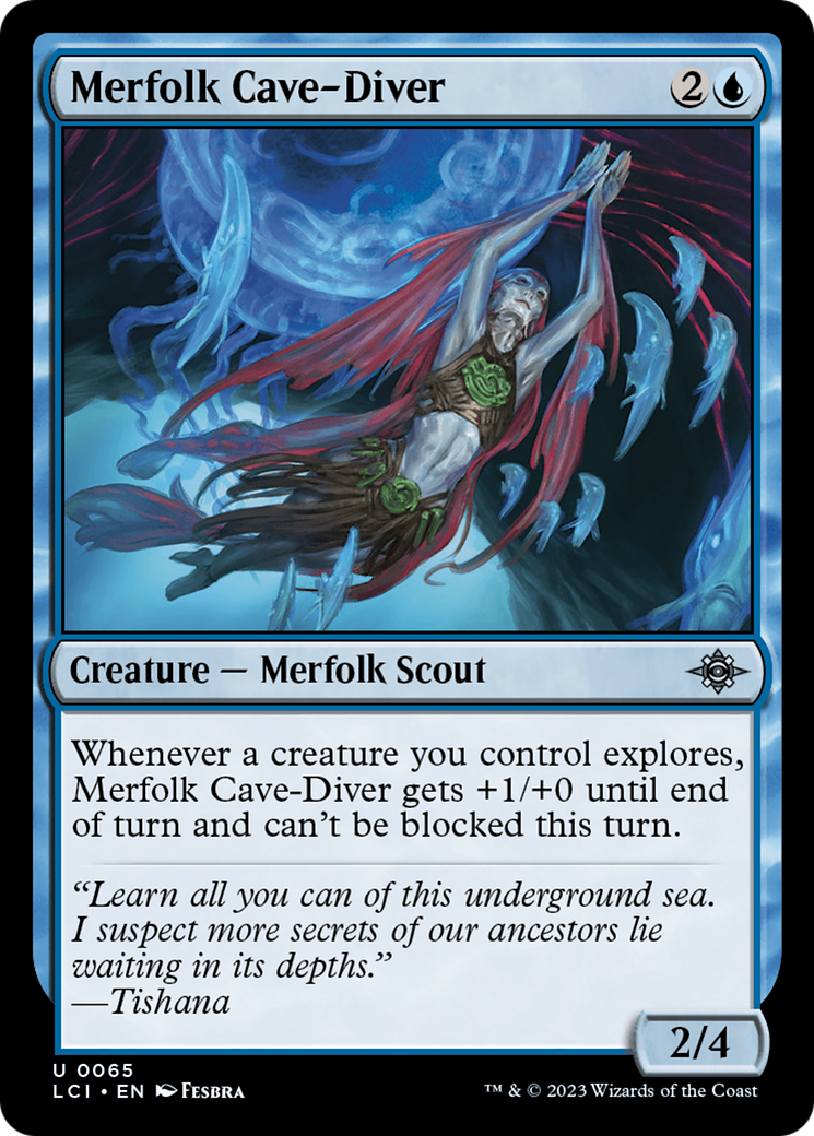 Merfolk Cave-Diver [The Lost Caverns of Ixalan] | Exor Games Bridgewater