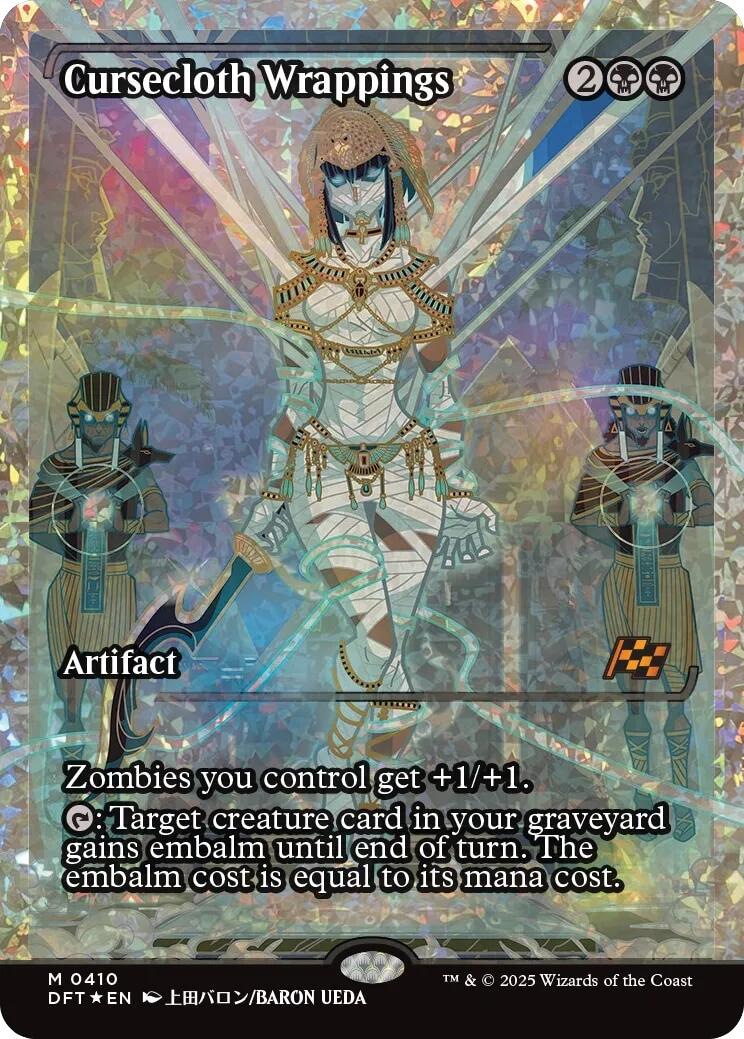 Cursecloth Wrappings (Showcase Fracture Foil) (Japanese) [Aetherdrift] | Exor Games Bridgewater