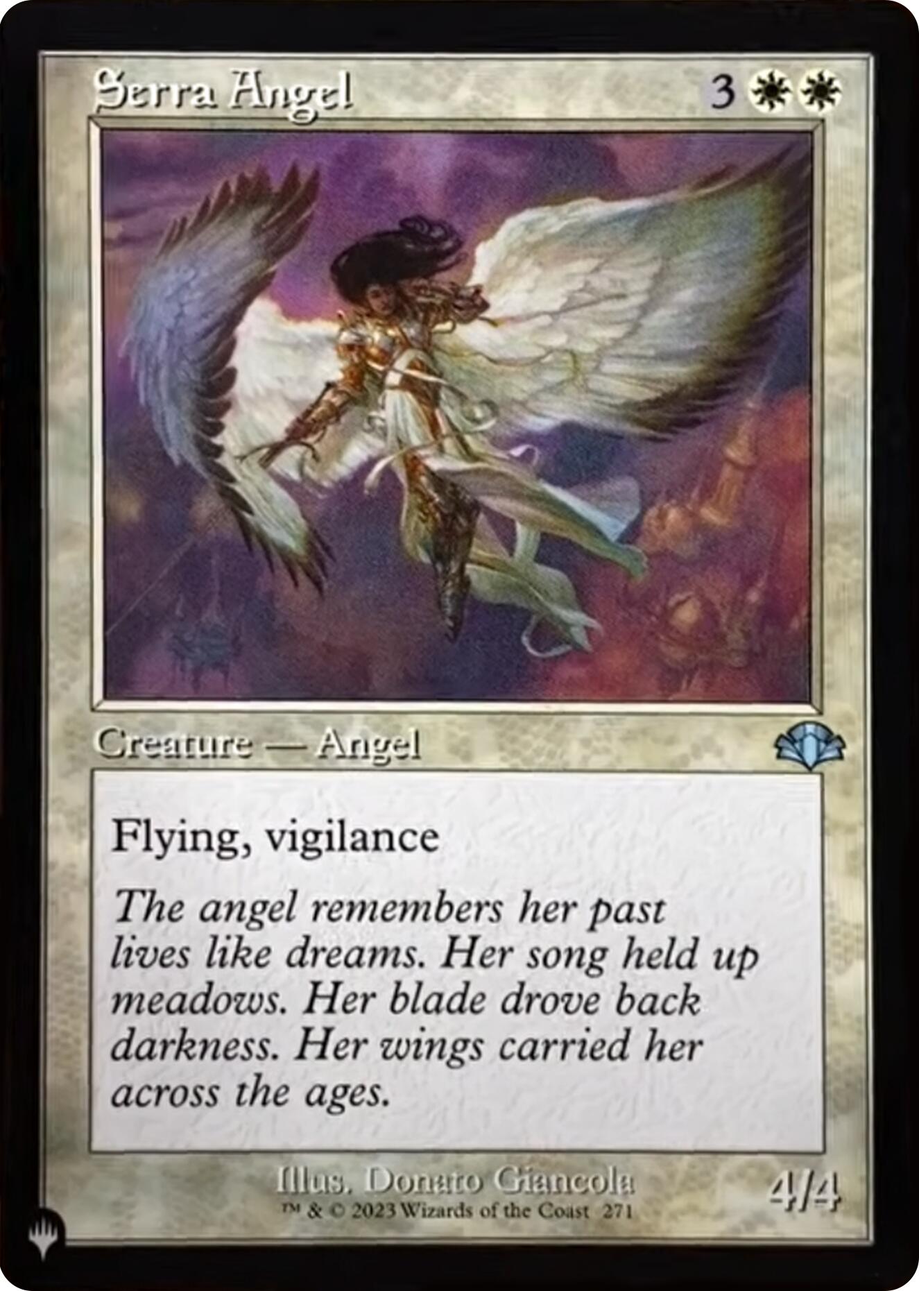 Serra Angel (Retro Frame) [The List] | Exor Games Bridgewater