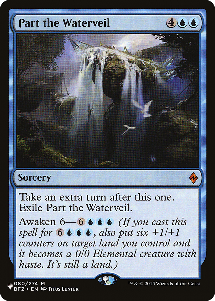 Part the Waterveil [The List Reprints] | Exor Games Bridgewater