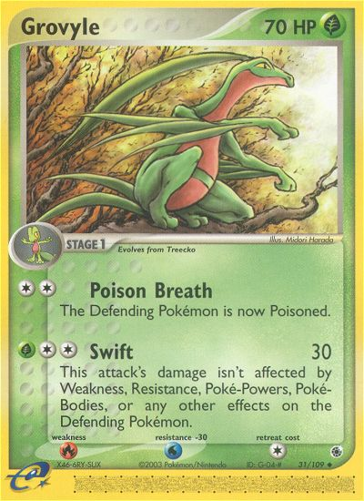 Grovyle (31/109) [EX: Ruby & Sapphire] | Exor Games Bridgewater