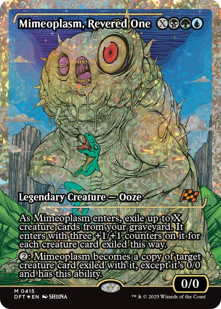 Mimeoplasm, Revered One (Showcase Fracture Foil) (Japanese) [Aetherdrift] | Exor Games Bridgewater