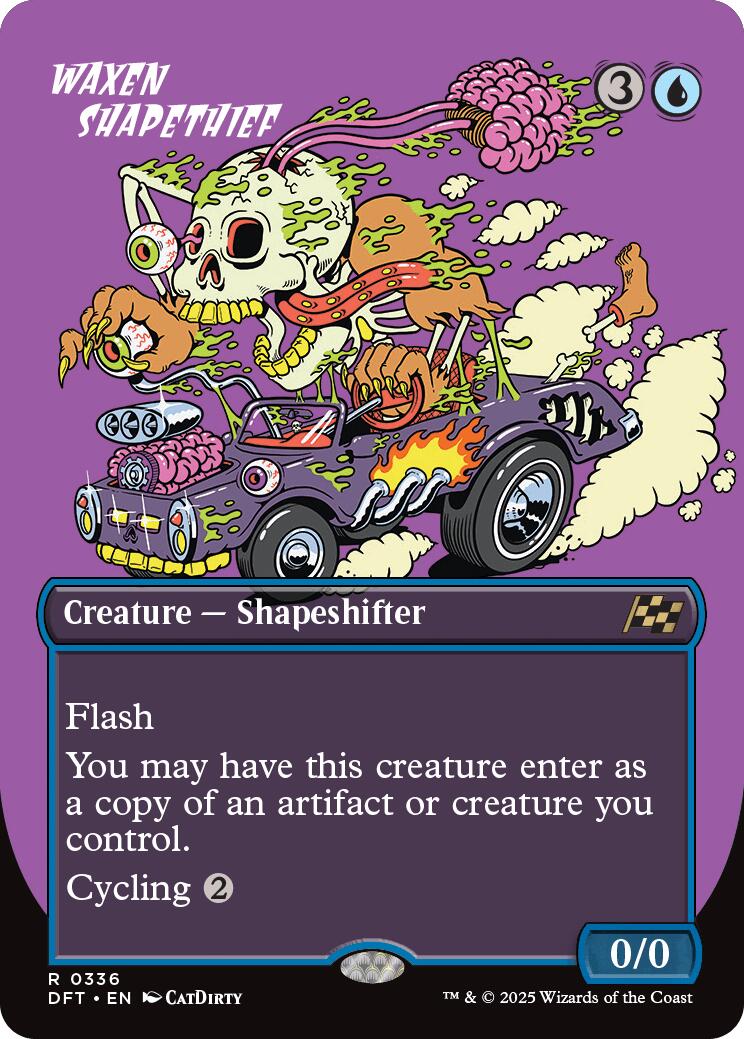 Waxen Shapethief (Borderless) [Aetherdrift] | Exor Games Bridgewater