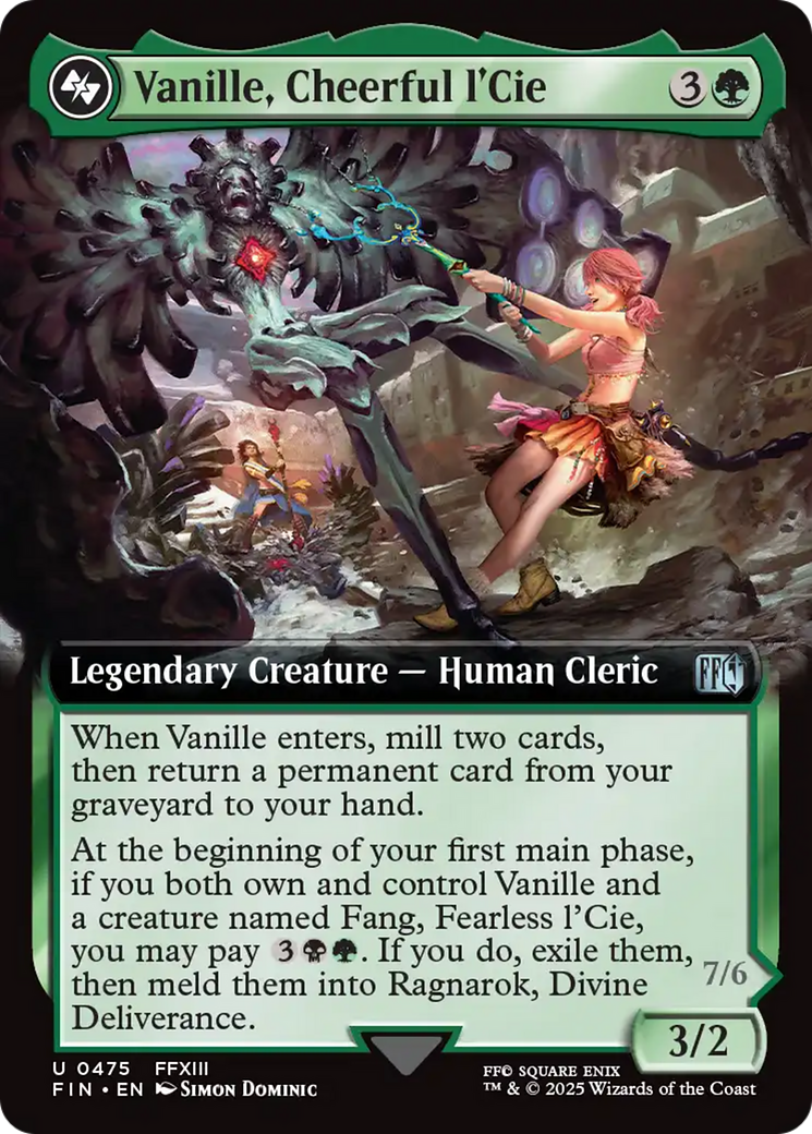 Vanille, Cheerful l'Cie // Ragnarok, Divine Deliverance (Extended Art) [FINAL FANTASY] | Exor Games Bridgewater