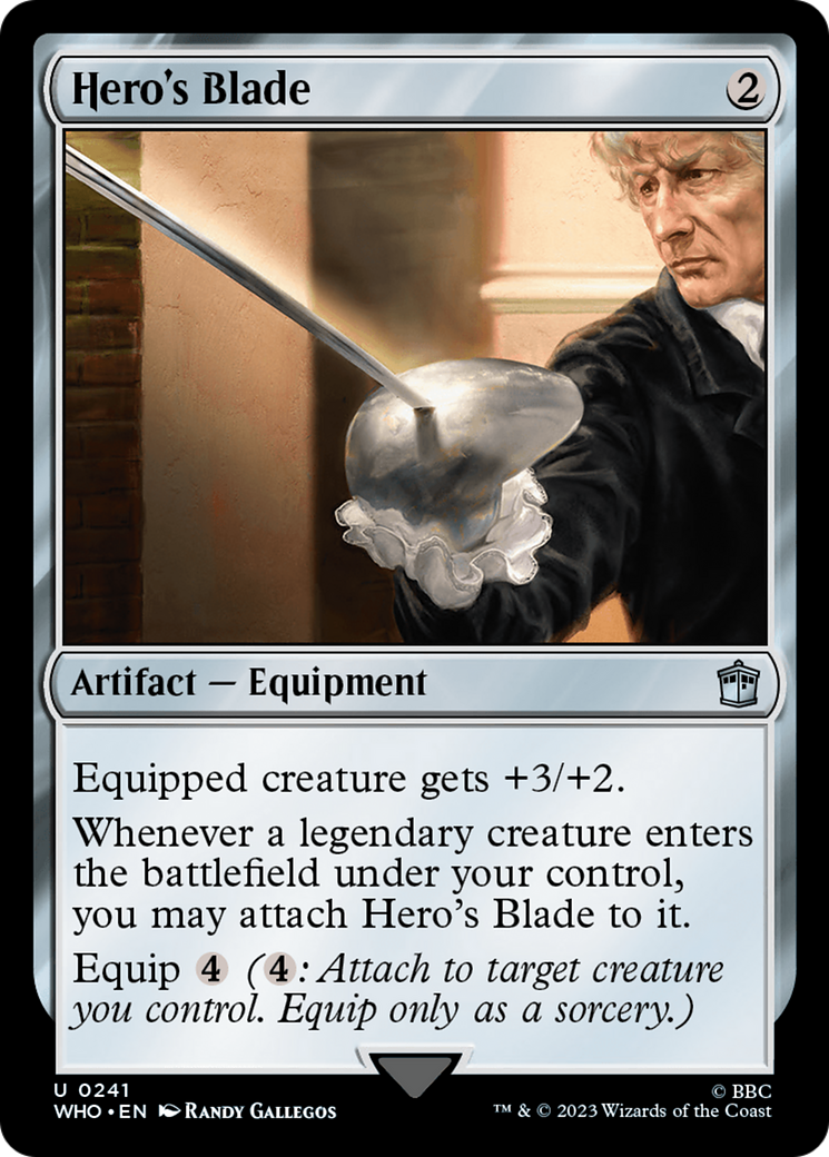 Hero's Blade [Doctor Who] | Exor Games Bridgewater