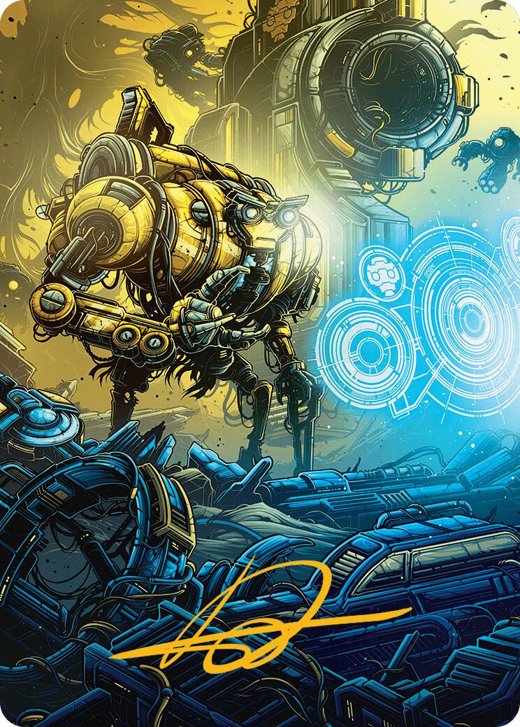 Mendicant Core, Guidelight Art Card (1/54) (Gold-Stamped Signature) [Aetherdrift Art Series] | Exor Games Bridgewater