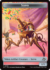 Servo // Thopter (0009) Double-Sided Token [Aetherdrift Tokens] | Exor Games Bridgewater