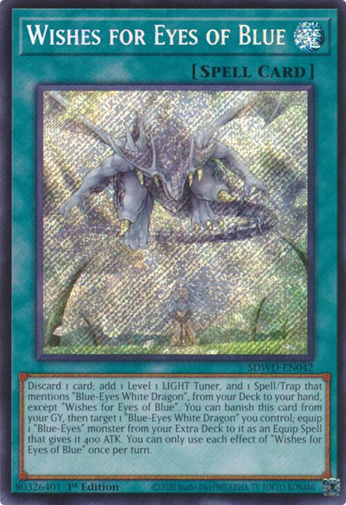 Wishes for Eyes of Blue (Secret Rare) [SDWD-EN042] Secret Rare | Exor Games Bridgewater