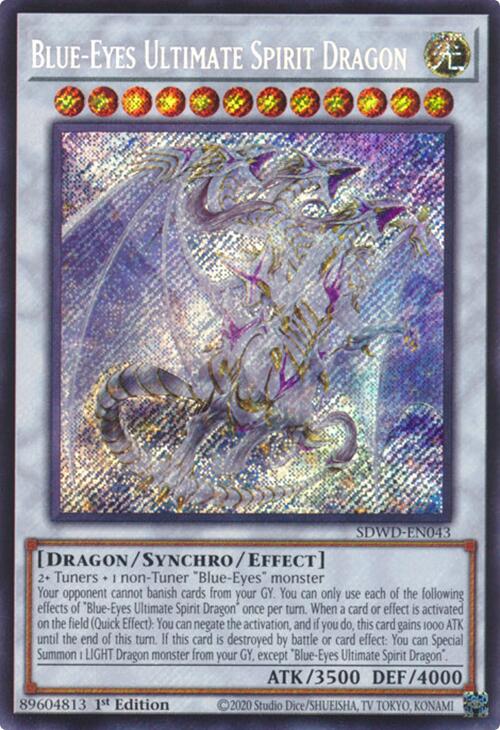 Blue-Eyes Ultimate Spirit Dragon (Secret Rare) [SDWD-EN043] Secret Rare | Exor Games Bridgewater