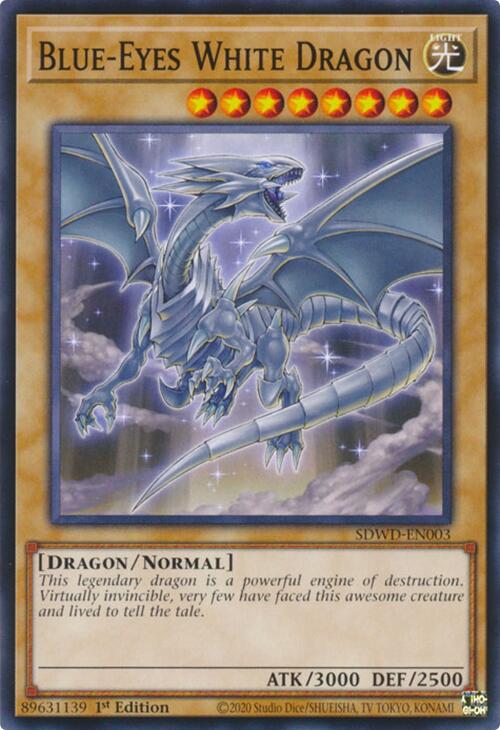 Blue-Eyes White Dragon [SDWD-EN003] Common | Exor Games Bridgewater