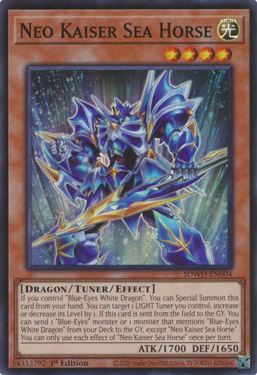 Neo Kaiser Sea Horse [SDWD-EN004] Super Rare | Exor Games Bridgewater