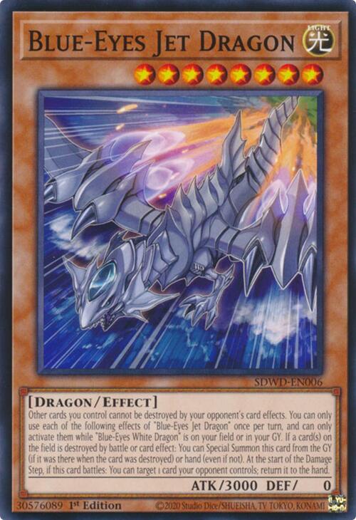 Blue-Eyes Jet Dragon [SDWD-EN006] Common | Exor Games Bridgewater