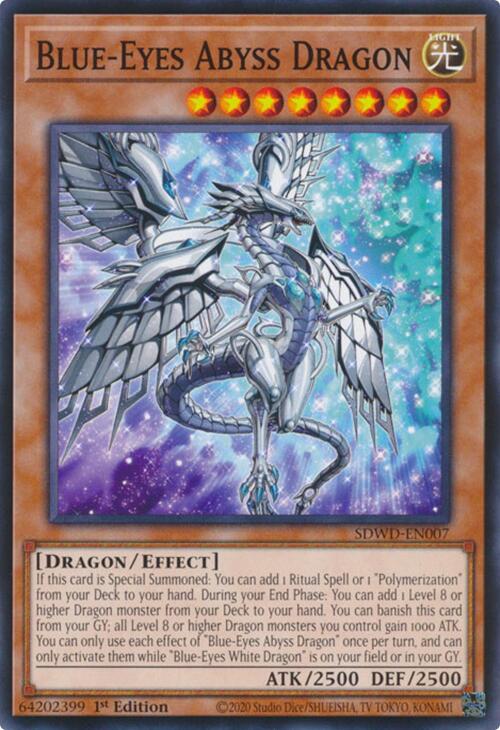 Blue-Eyes Abyss Dragon [SDWD-EN007] Common | Exor Games Bridgewater