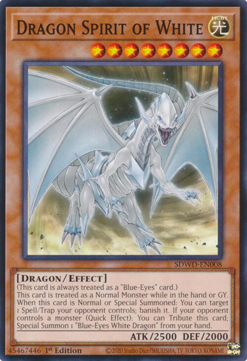 Dragon Spirit of White [SDWD-EN008] Common | Exor Games Bridgewater