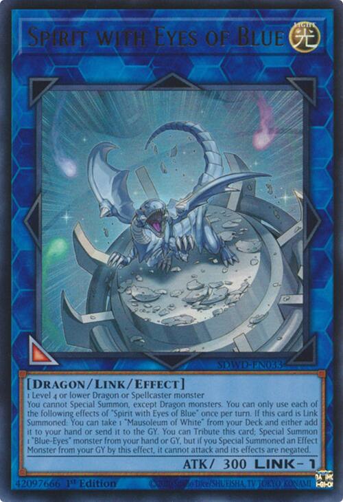 Spirit with Eyes of Blue [SDWD-EN033] Ultra Rare | Exor Games Bridgewater
