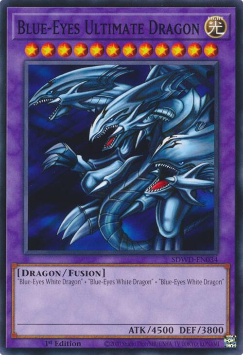 Blue-Eyes Ultimate Dragon [SDWD-EN034] Common | Exor Games Bridgewater