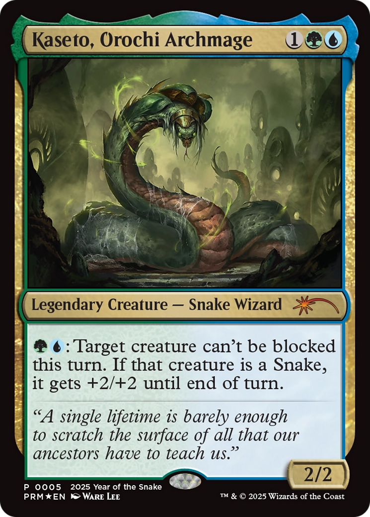 Kaseto, Orochi Archmage (Year of the Snake 2025) [Standard Showdown Promos] | Exor Games Bridgewater