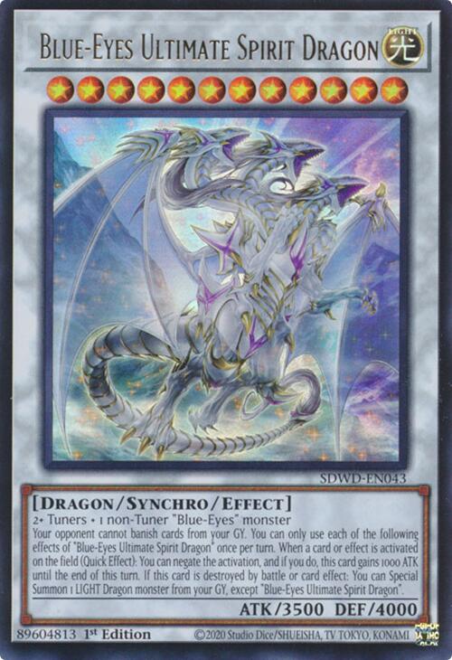 Blue-Eyes Ultimate Spirit Dragon [SDWD-EN043] Ultra Rare | Exor Games Bridgewater