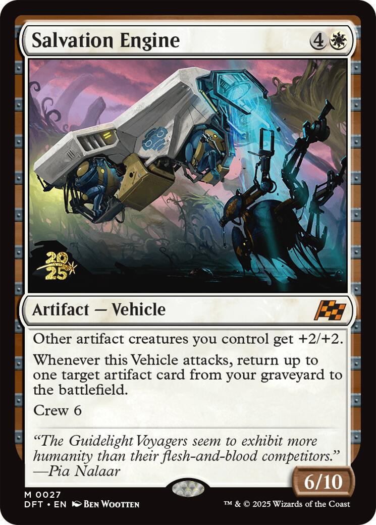 Salvation Engine [Aetherdrift Prerelease Promos] | Exor Games Bridgewater