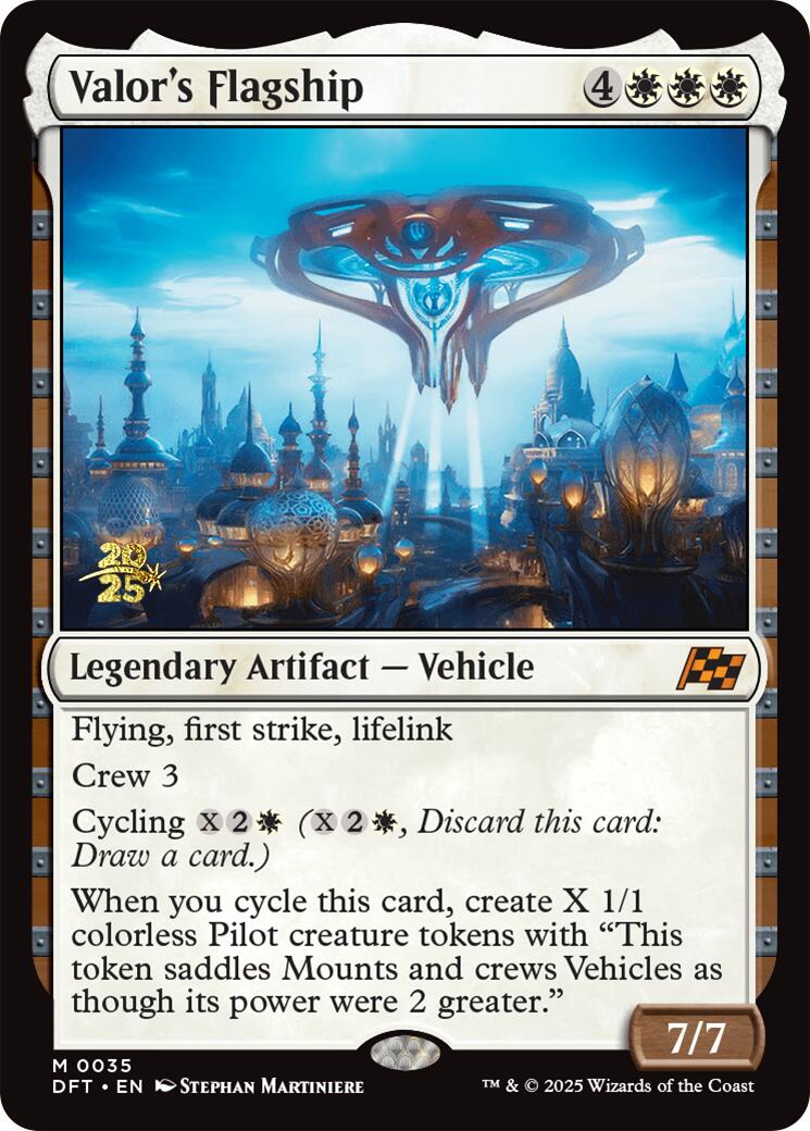 Valor's Flagship [Aetherdrift Prerelease Promos] | Exor Games Bridgewater