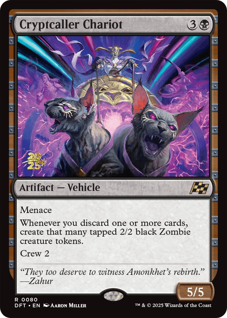 Cryptcaller Chariot [Aetherdrift Prerelease Promos] | Exor Games Bridgewater