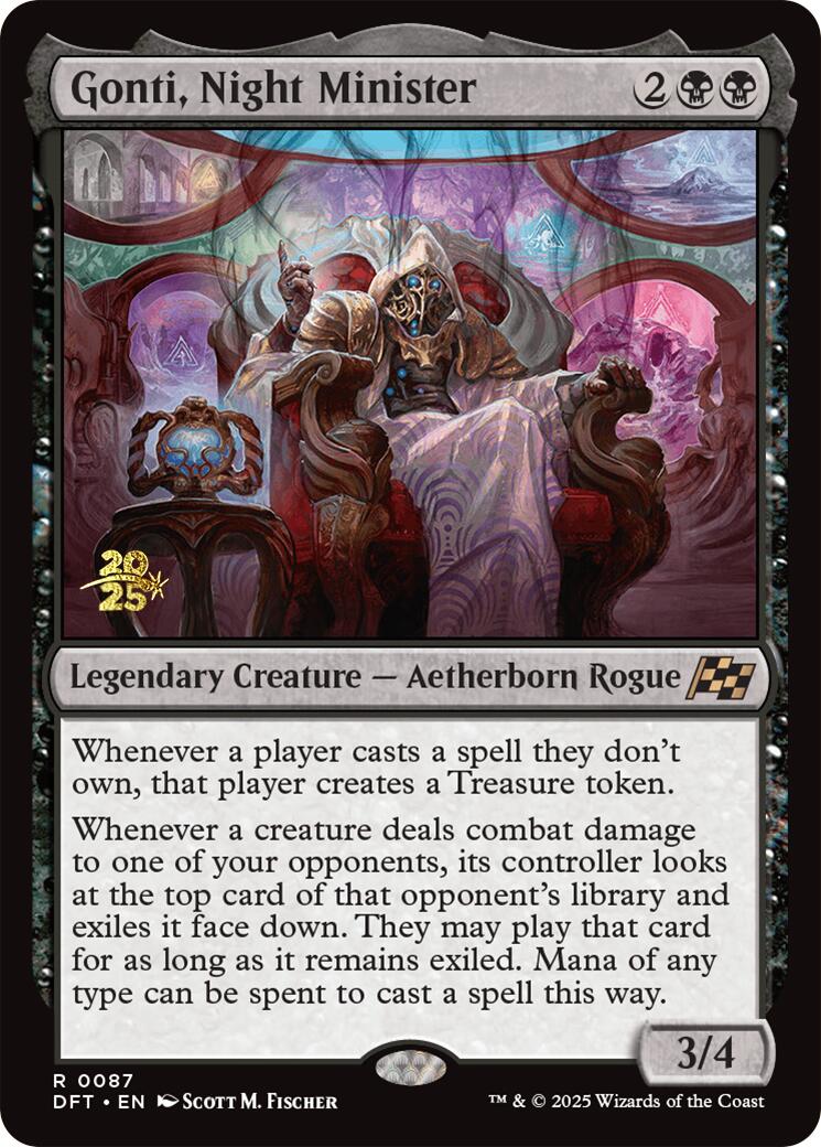 Gonti, Night Minister [Aetherdrift Prerelease Promos] | Exor Games Bridgewater