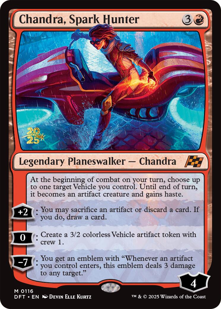 Chandra, Spark Hunter [Aetherdrift Prerelease Promos] | Exor Games Bridgewater