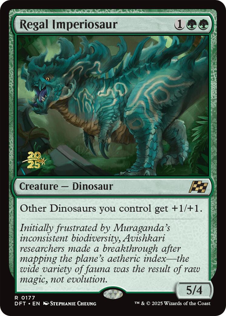 Regal Imperiosaur [Aetherdrift Prerelease Promos] | Exor Games Bridgewater