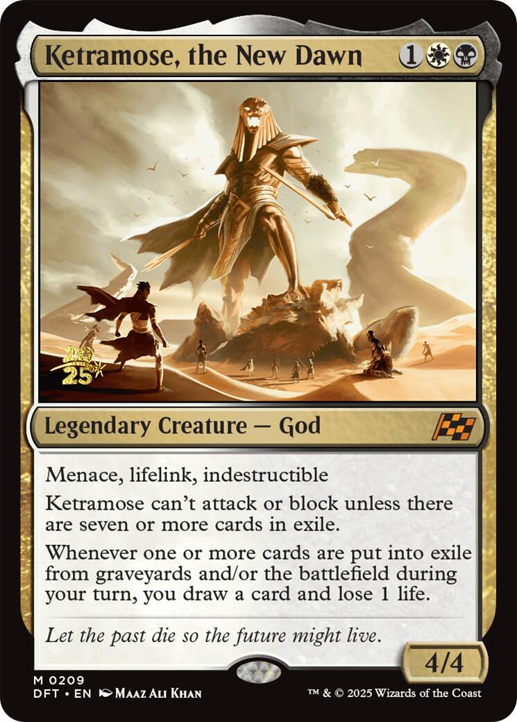 Ketramose, the New Dawn [Aetherdrift Prerelease Promos] | Exor Games Bridgewater