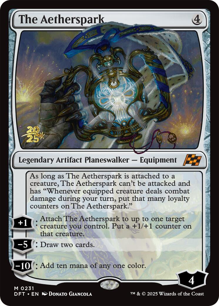 The Aetherspark [Aetherdrift Prerelease Promos] | Exor Games Bridgewater