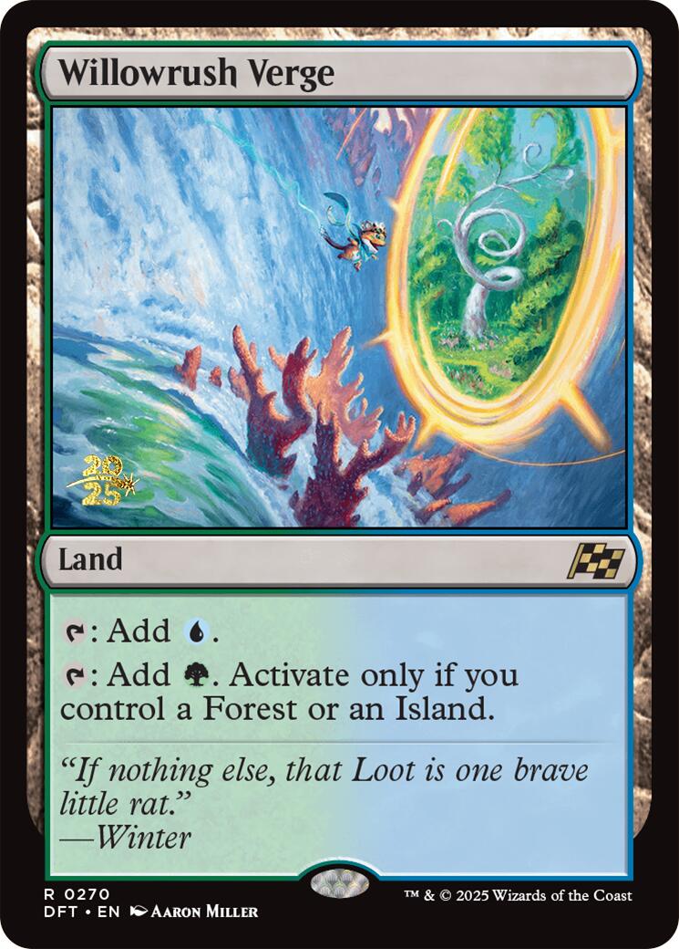 Willowrush Verge [Aetherdrift Prerelease Promos] | Exor Games Bridgewater