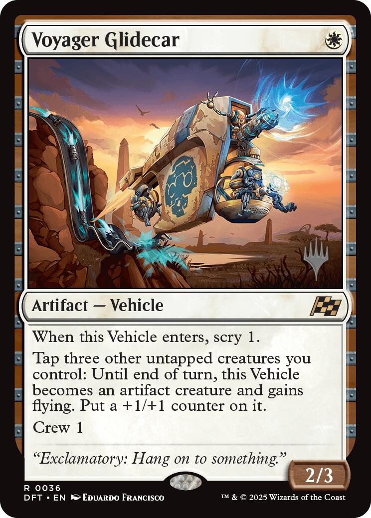 Voyager Glidecar (Promo Pack) [Aetherdrift Promos] | Exor Games Bridgewater