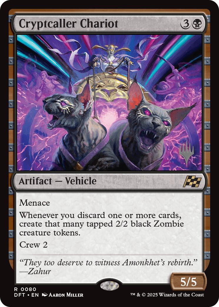 Cryptcaller Chariot [Aetherdrift Promos] | Exor Games Bridgewater