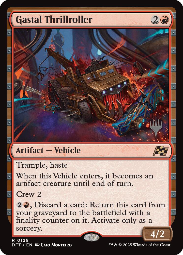 Gastal Thrillroller (Promo Pack) [Aetherdrift Promos] | Exor Games Bridgewater