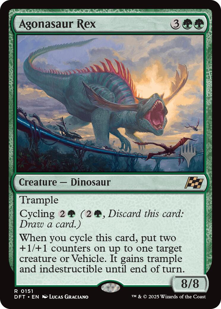 Agonasaur Rex [Aetherdrift Promos] | Exor Games Bridgewater