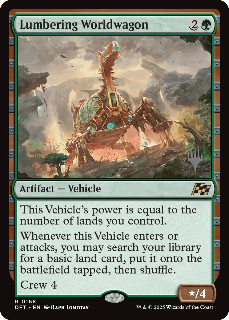 Lumbering Worldwagon [Aetherdrift Promos] | Exor Games Bridgewater