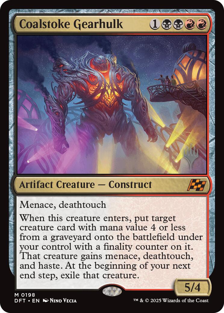 Coalstoke Gearhulk (Promo Pack) [Aetherdrift Promos] | Exor Games Bridgewater