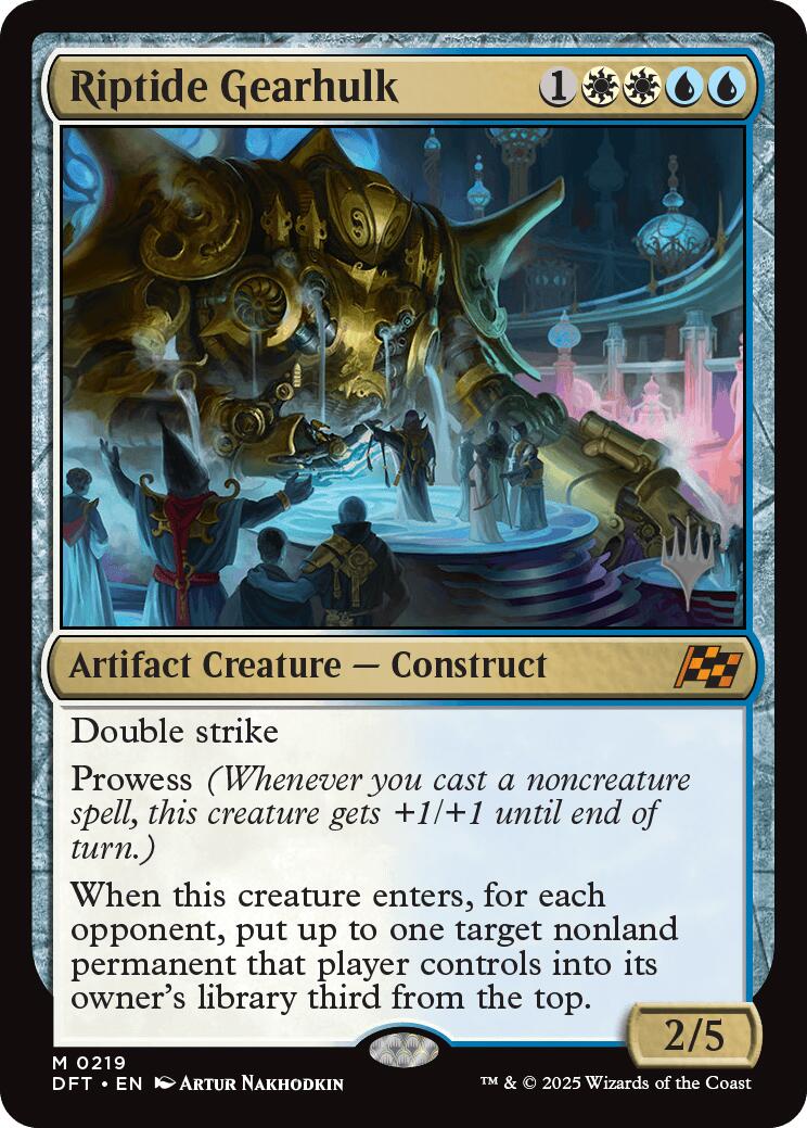 Riptide Gearhulk (Promo Pack) [Aetherdrift Promos] | Exor Games Bridgewater