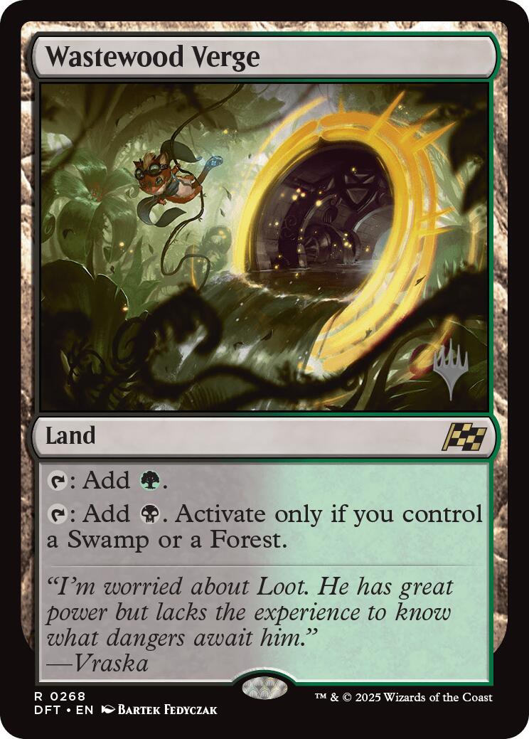 Wastewood Verge (Promo Pack) [Aetherdrift Promos] | Exor Games Bridgewater