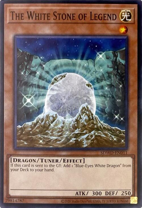 The White Stone of Legend (Unlimited Misprint) [SDWD-EN011] Common | Exor Games Bridgewater