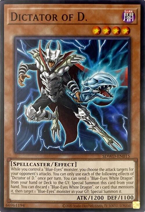 Dictator of D. (Unlimited Misprint) [SDWD-EN015] Common | Exor Games Bridgewater