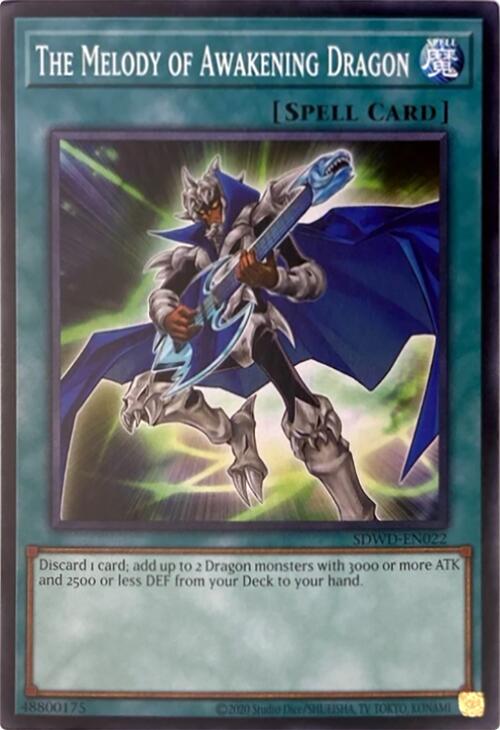 The Melody of Awakening Dragon (Unlimited Misprint) [SDWD-EN022] Common | Exor Games Bridgewater
