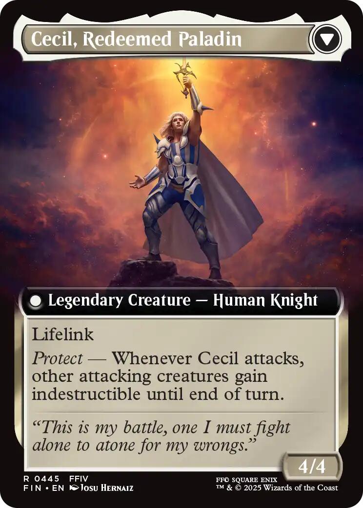 Cecil, Dark Knight // Cecil, Redeemed Paladin (Extended Art) [FINAL FANTASY] | Exor Games Bridgewater