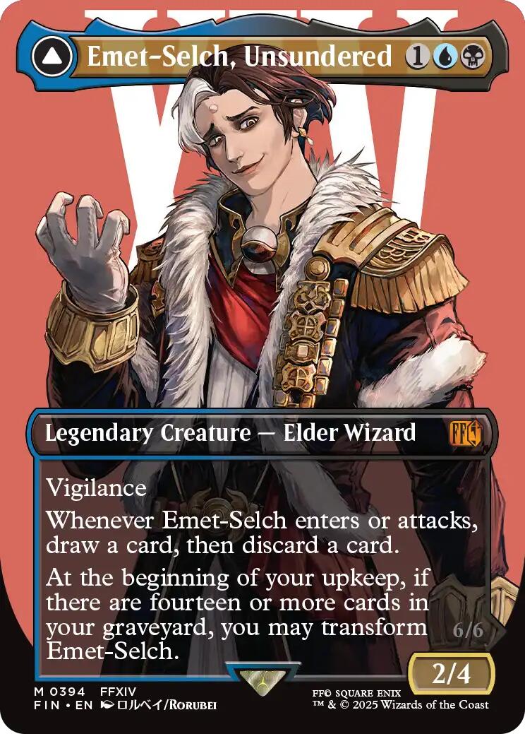 Emet-Selch, Unsundered // Hades, Sorcerer of Eld (Borderless) [FINAL FANTASY] | Exor Games Bridgewater