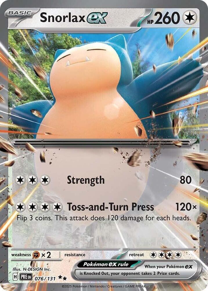 Snorlax ex (076/131) [Scarlet & Violet: Prismatic Evolutions] | Exor Games Bridgewater