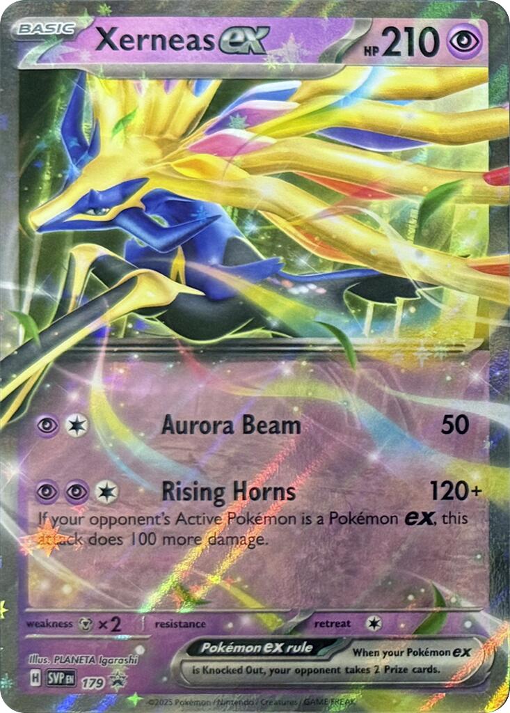 Xerneas ex (179) [Scarlet & Violet: Black Star Promos] | Exor Games Bridgewater