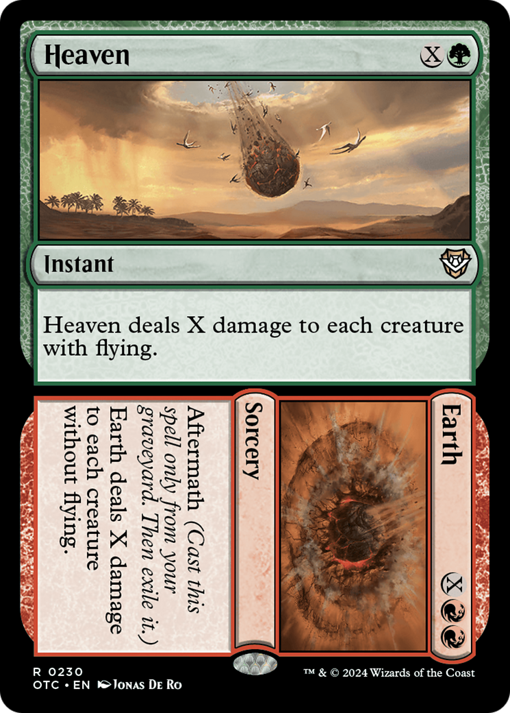 Heaven // Earth [Outlaws of Thunder Junction Commander] | Exor Games Bridgewater