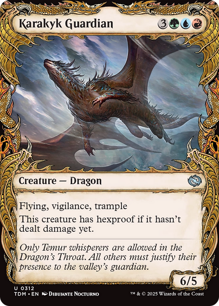 Karakyk Guardian (Showcase) [Tarkir: Dragonstorm] | Exor Games Bridgewater
